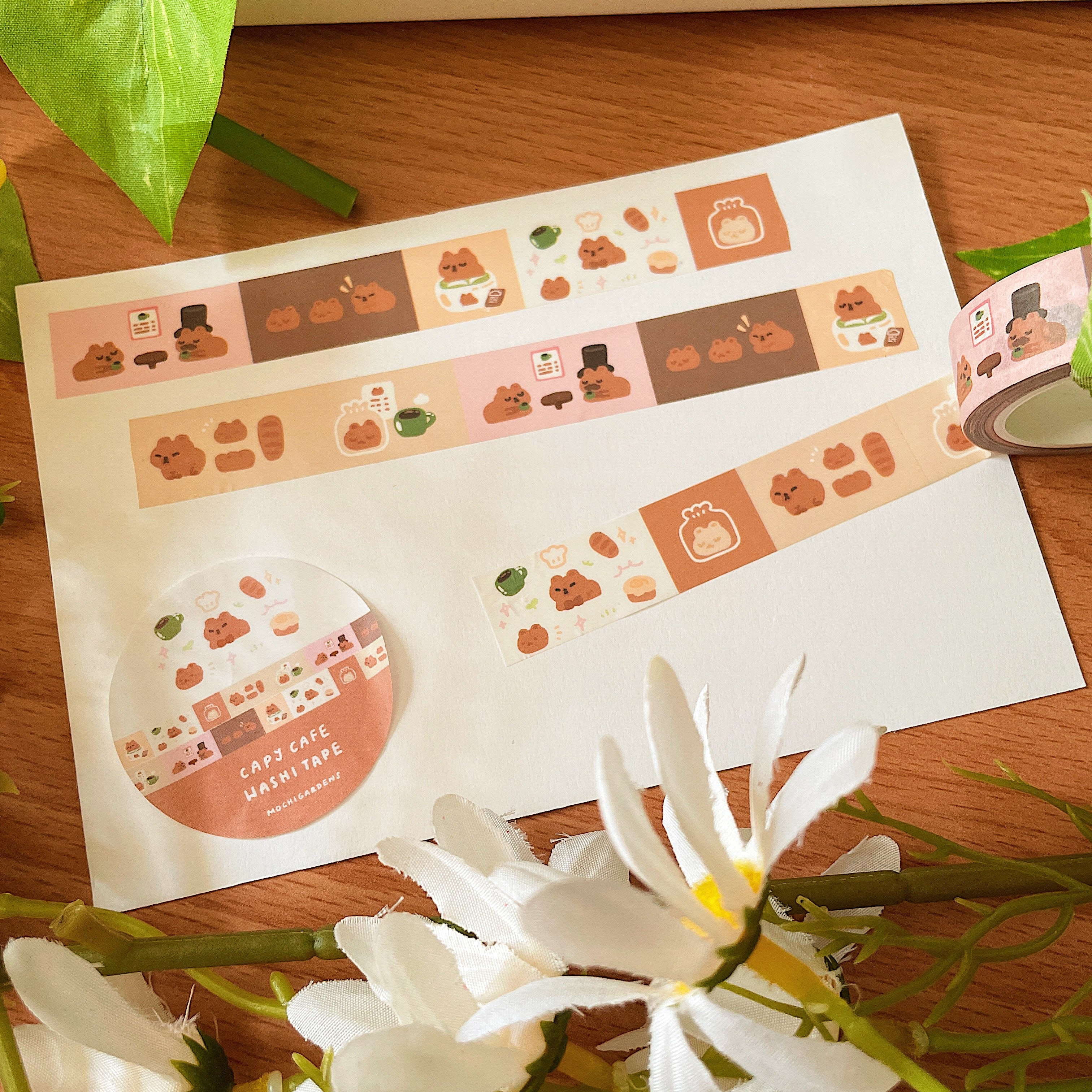 Capy Cafe Washi Tape – Mochigardens Store