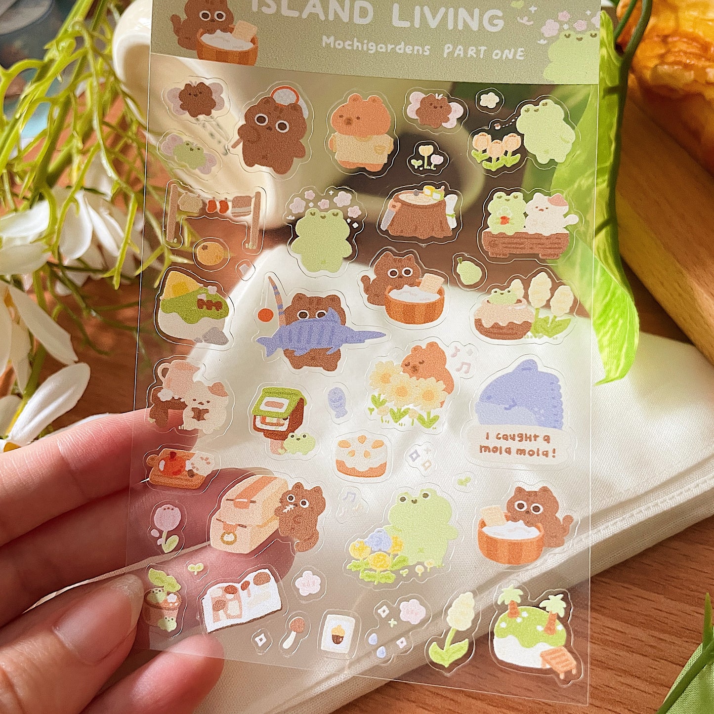 Island Living Transparent Sticker Sheet