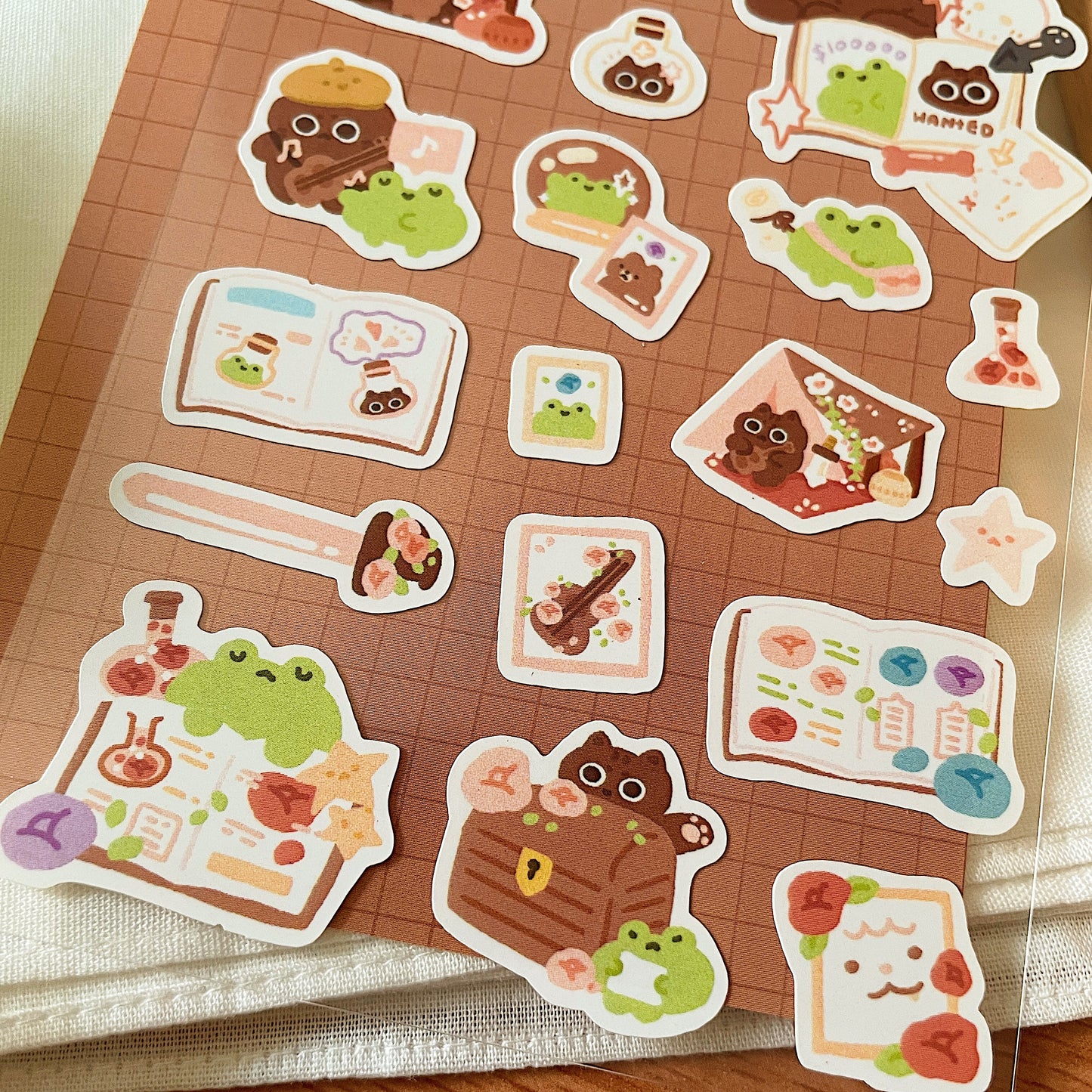 Dungeon Adventures Transparent Sticker Sheet *DISCOUNTED