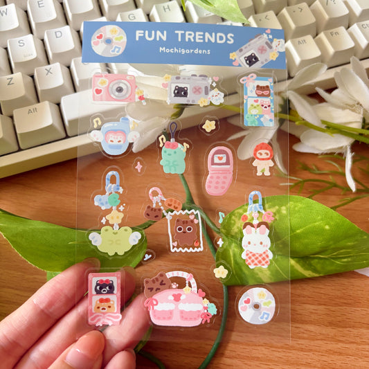 Fun Trends Transparent Sticker Sheet