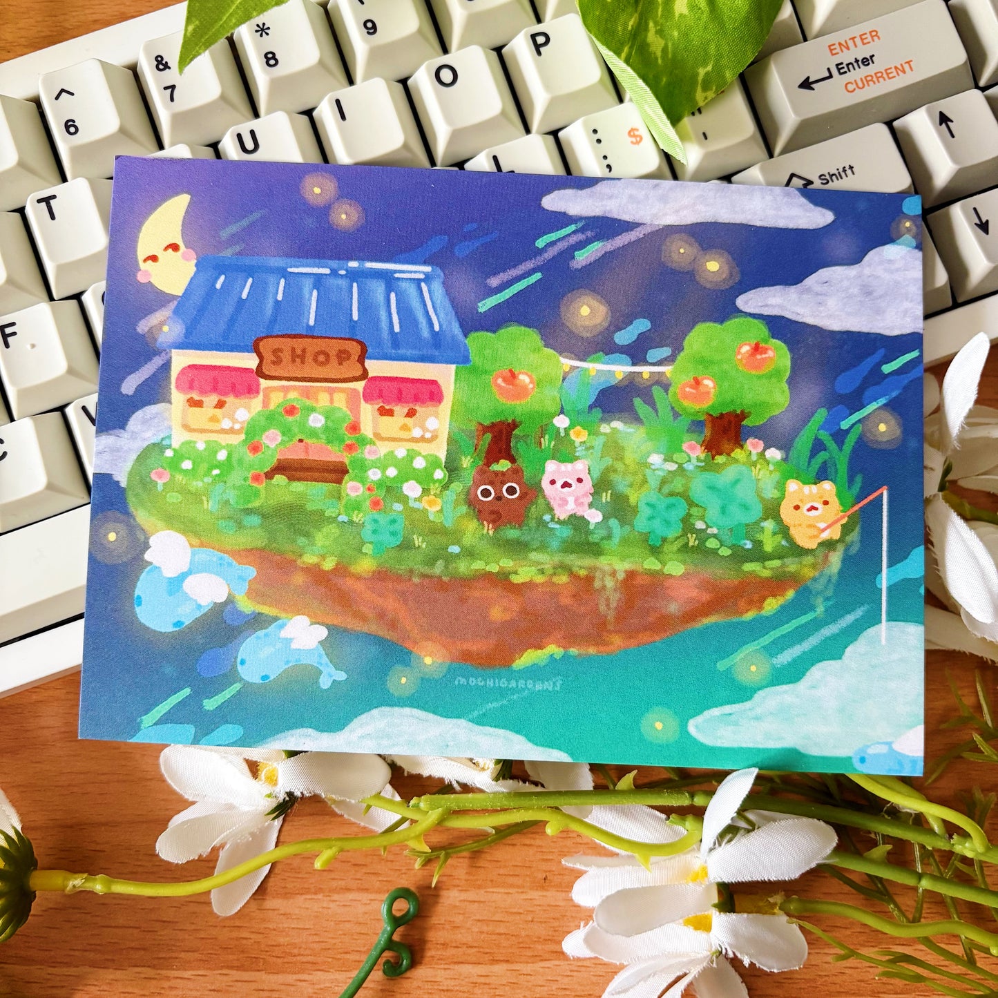 March Ko-Fi Sticker Sheet + Print Set - Secret Garden (Also available individually)