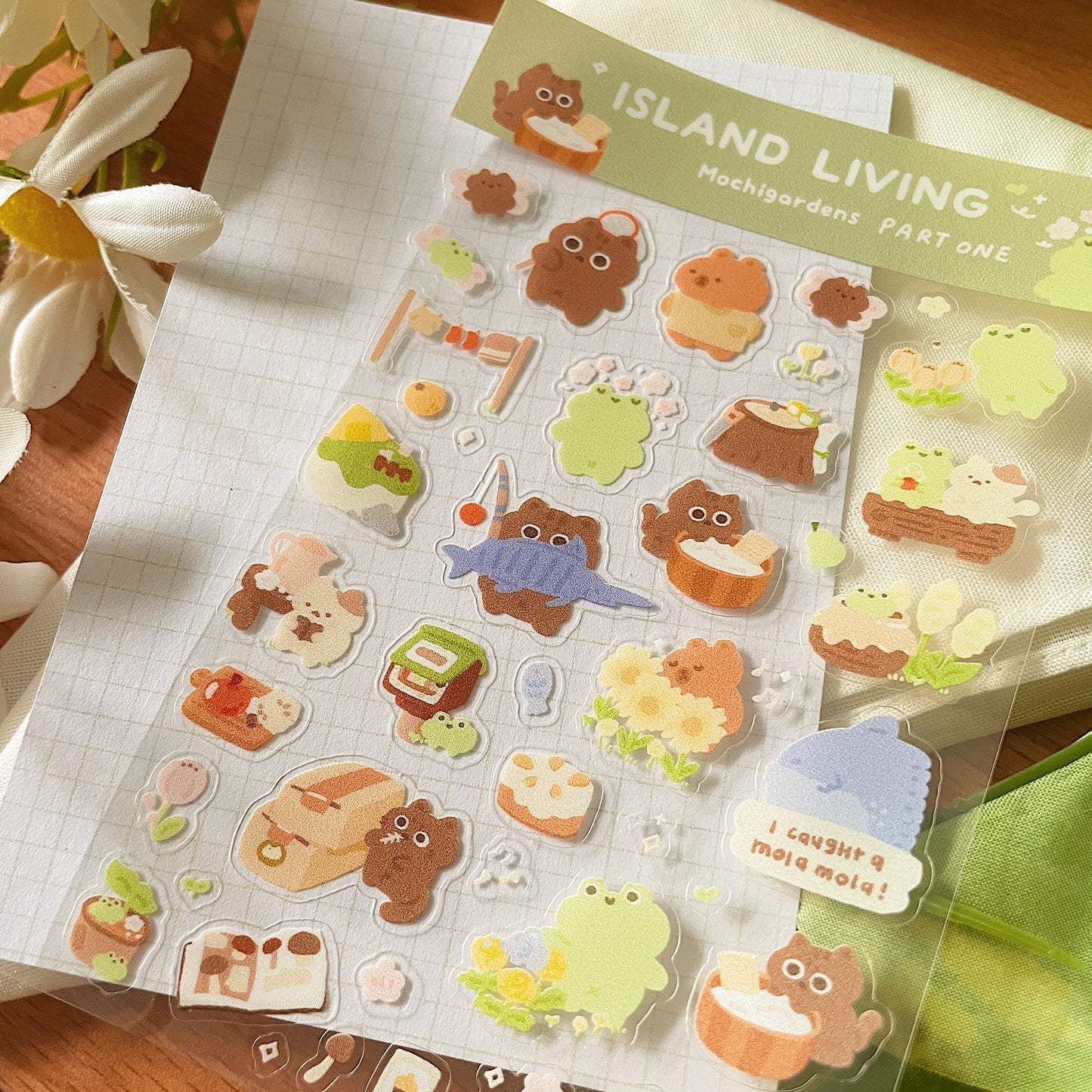 Island Living Transparent Sticker Sheet