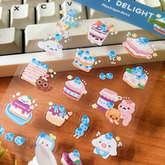 Berry Delight Transparent Sticker Sheet