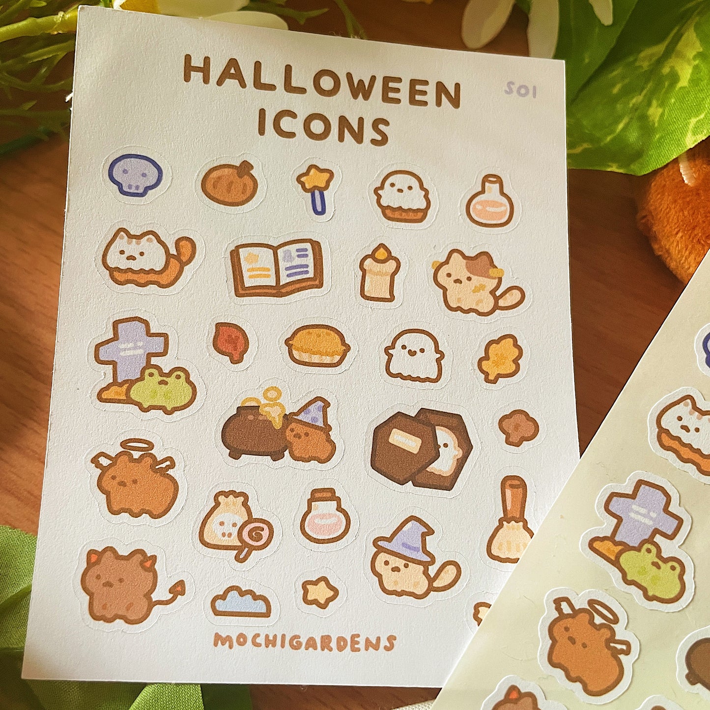 Halloween Icons Sticker Sheet