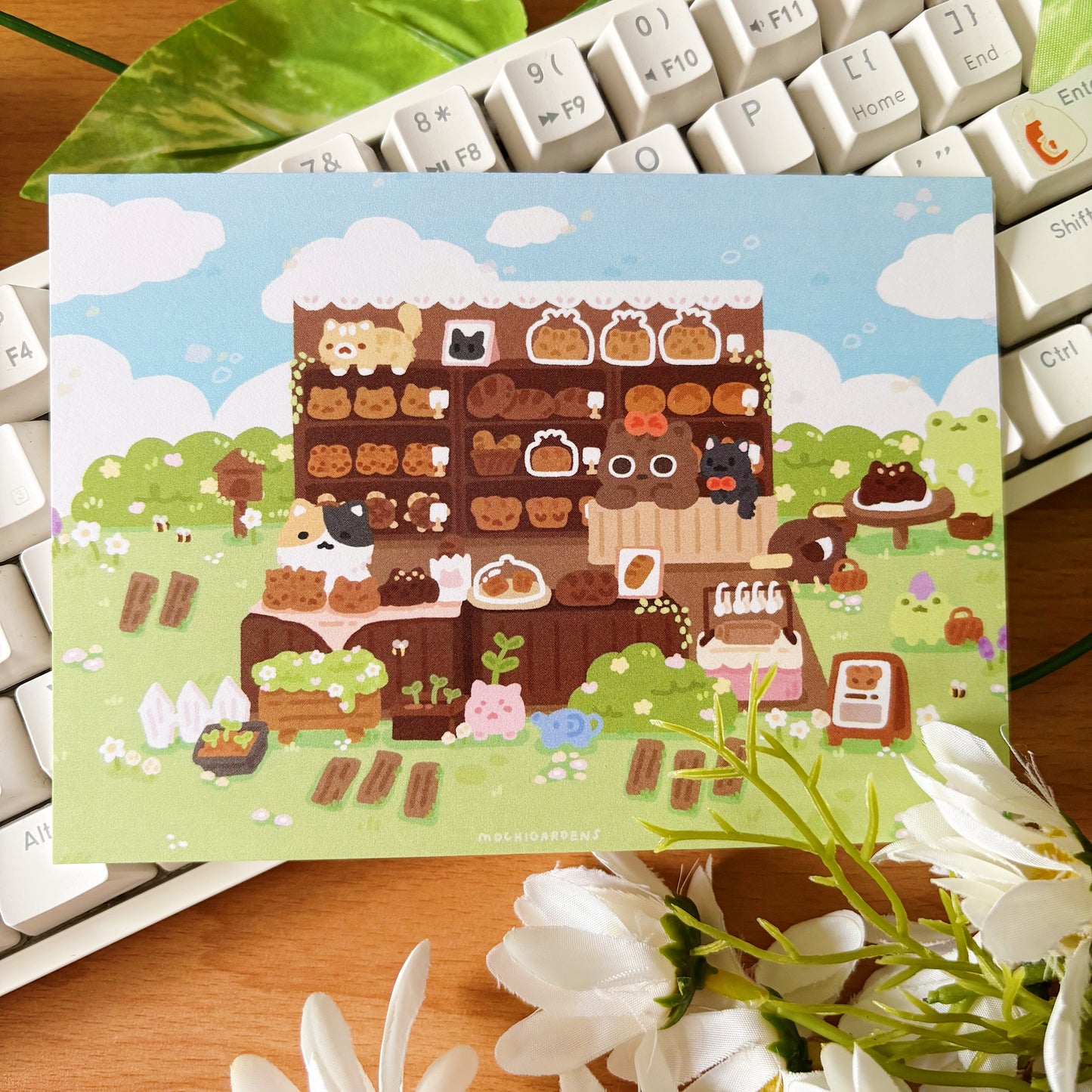 September Ko-Fi Sticker Sheet + Print Set - Bakery (Also available individually)