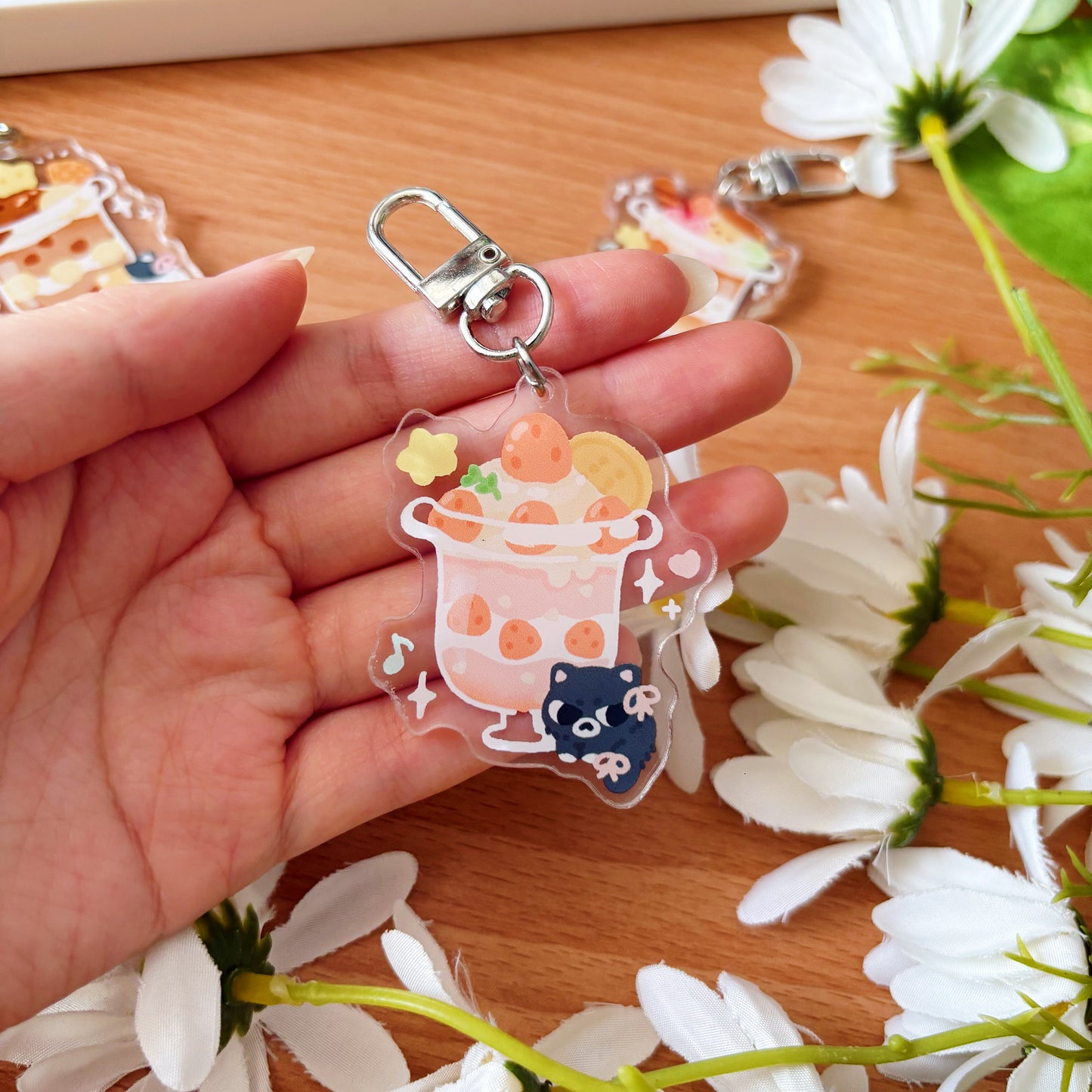 Gacha Parfait Keychain