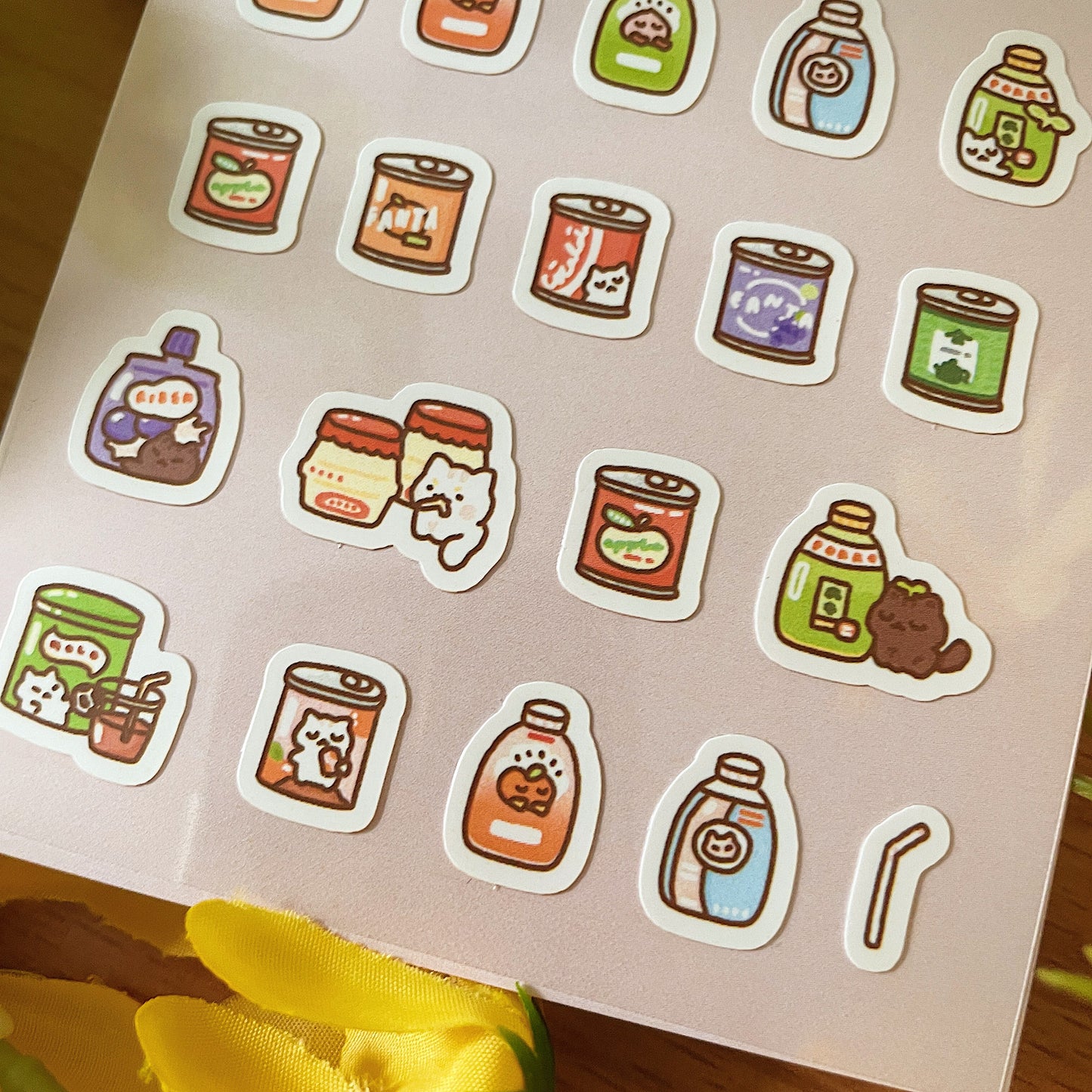 Local Drinks Sticker Sheet