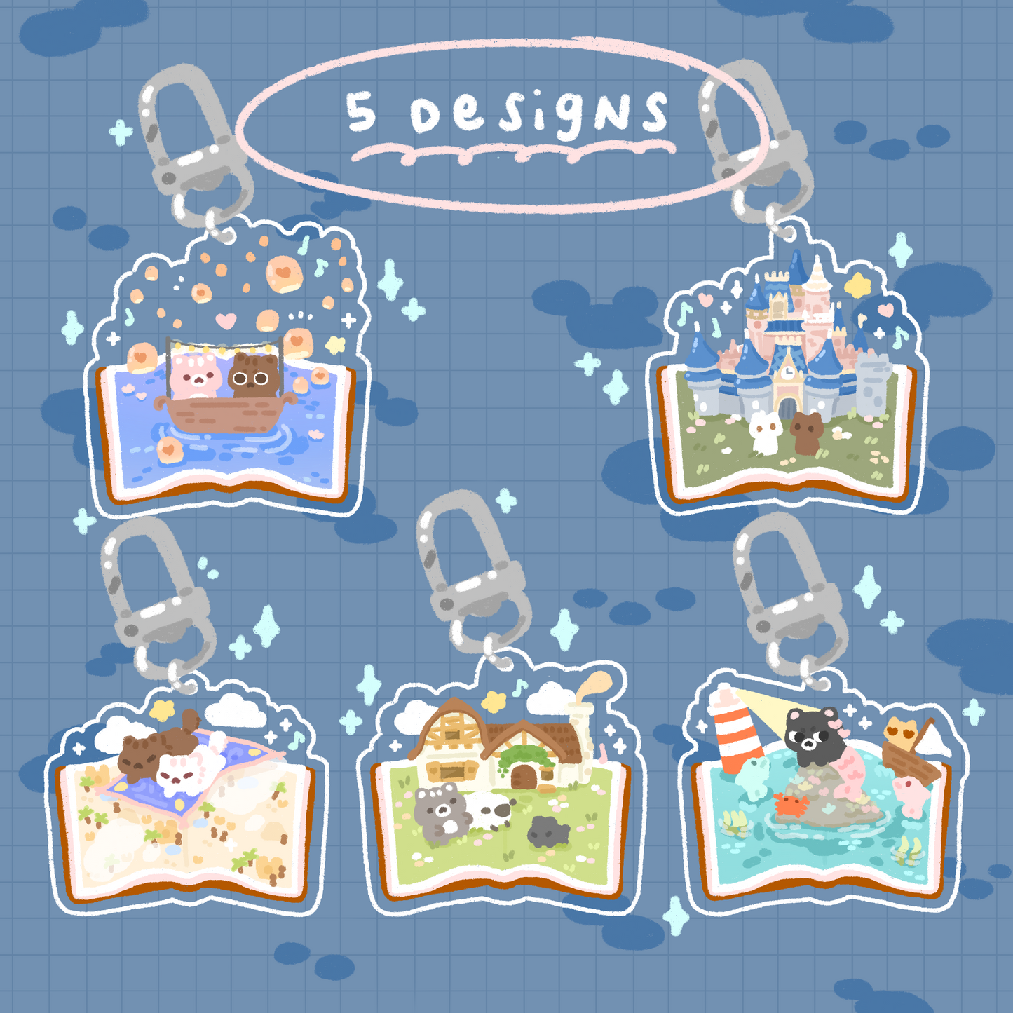 Gacha Fairy Tale Keychain