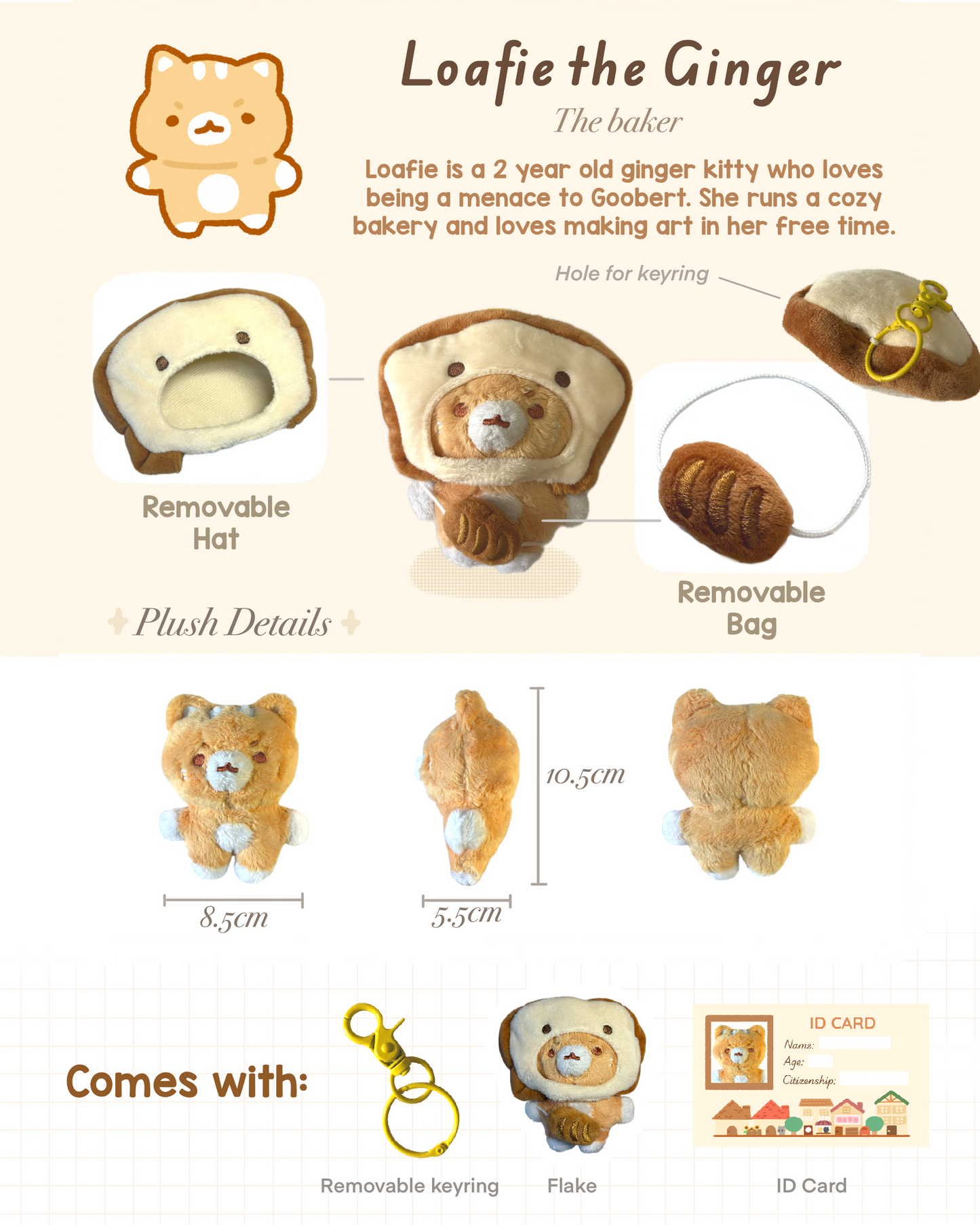 Loafie & Goobert Plush Keychain Set (Set of 2 Plushies)
