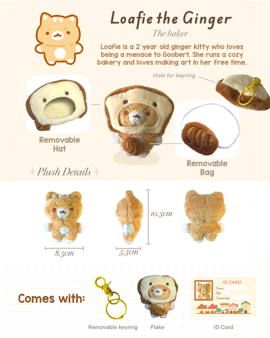 Loafie & Goobert Plush Keychain Set (Set of 2 Plushies)