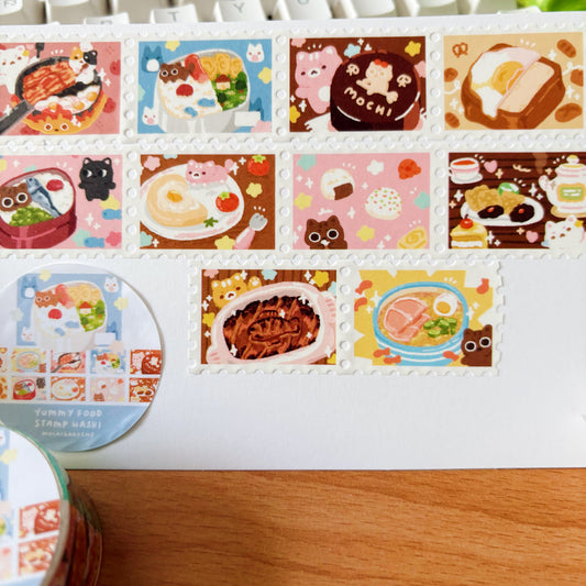 Yummy Food Stamp Washi Tape