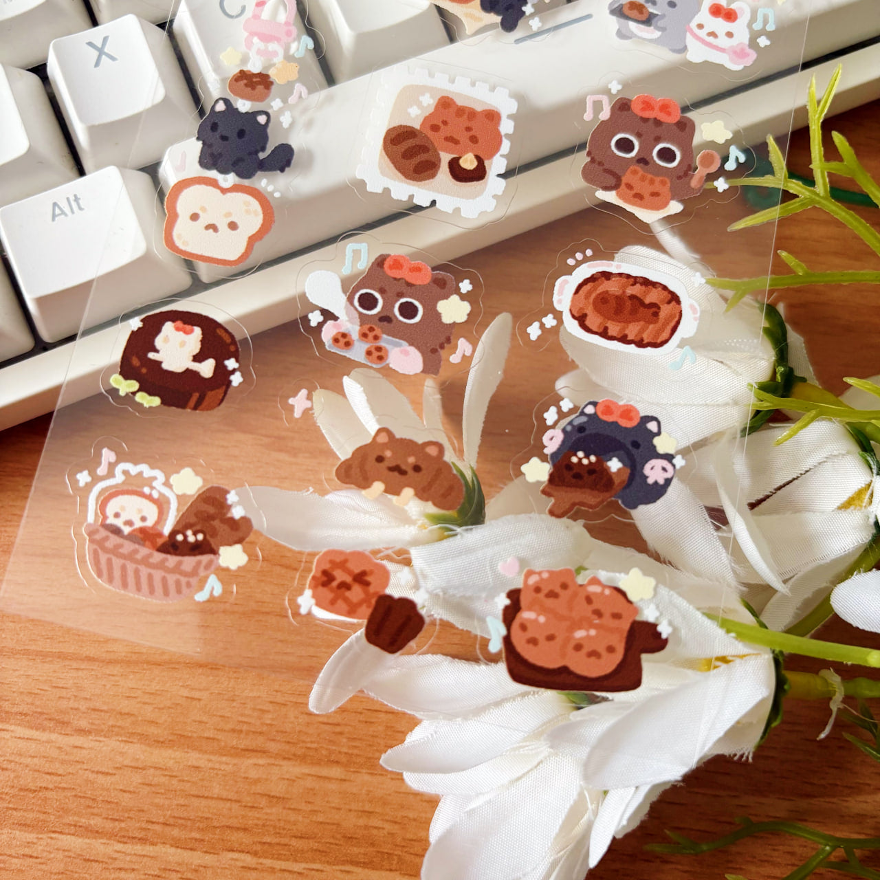 September Ko-Fi Sticker Sheet + Print Set - Bakery (Also available individually)