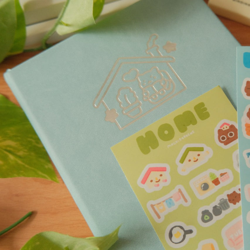 Blue A5 Journal (Comes with 2 exclusive sticker sheets)