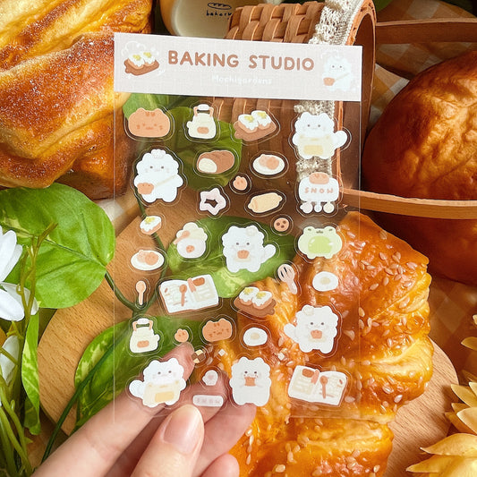 Baking Studio Transparent Sticker Sheet