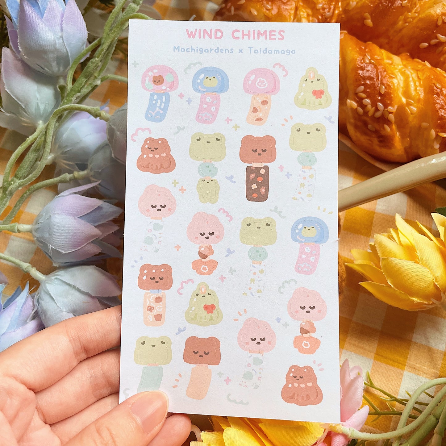 Wind Chimes Sticker Sheet - Collab with Taidamago