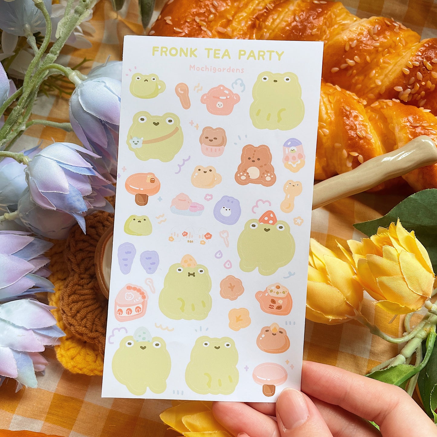 Fronk Tea Party Sticker Sheet