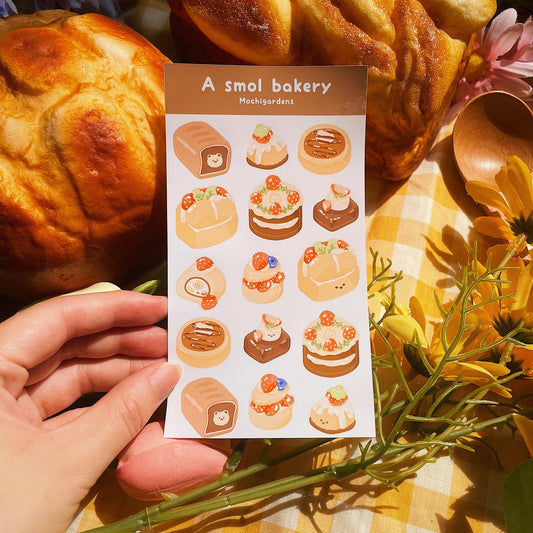 A Smol Bakery Sticker Sheet