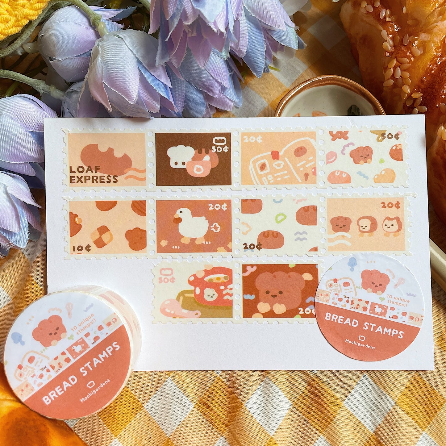 Bread Stamp Washi Tape