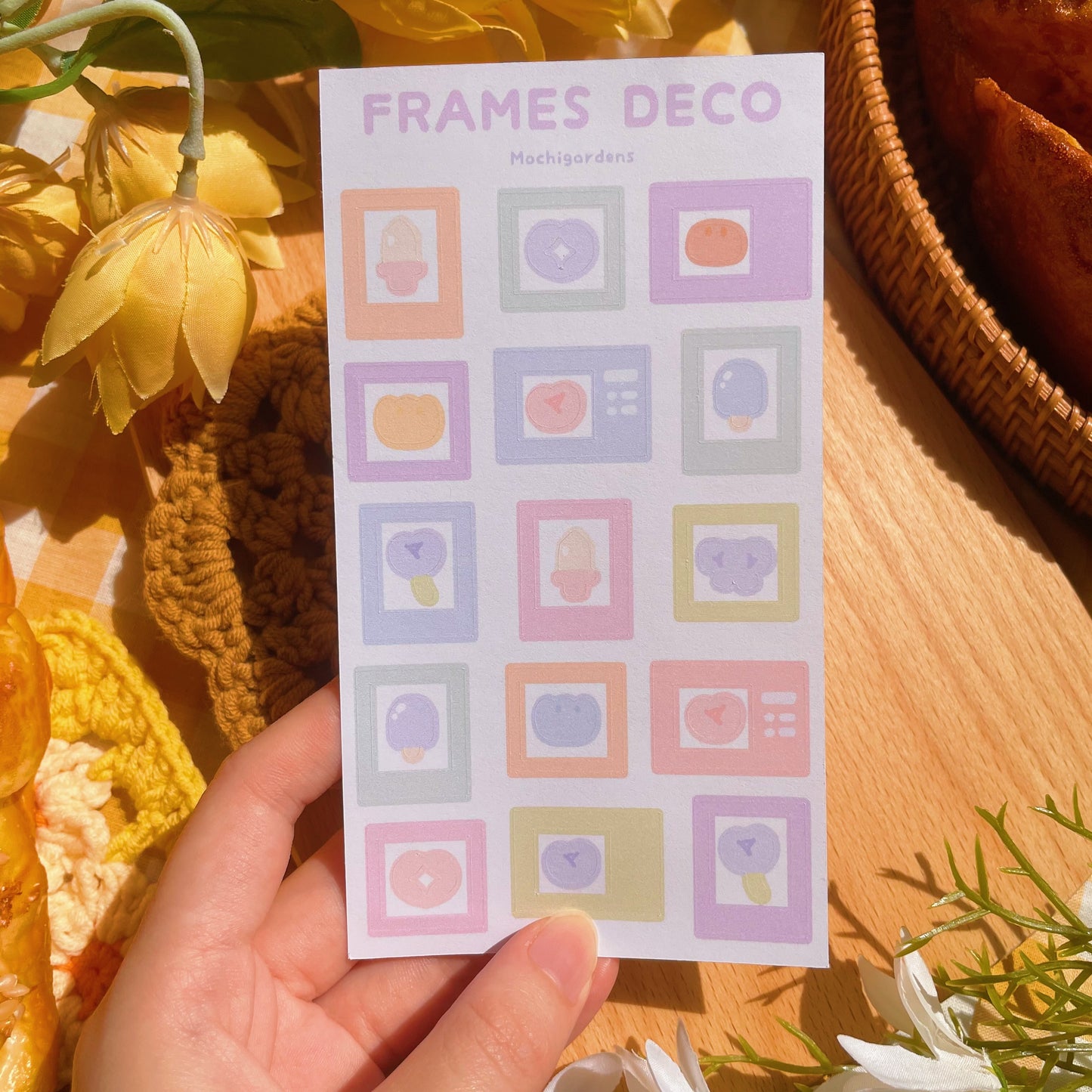 Assorted Frames Deco Sheets