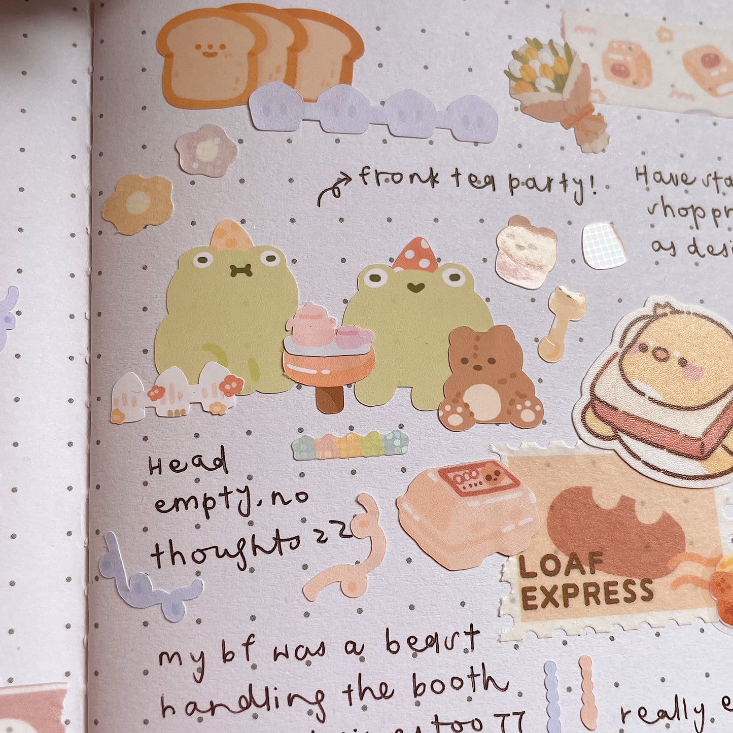 Fronk Tea Party Sticker Sheet