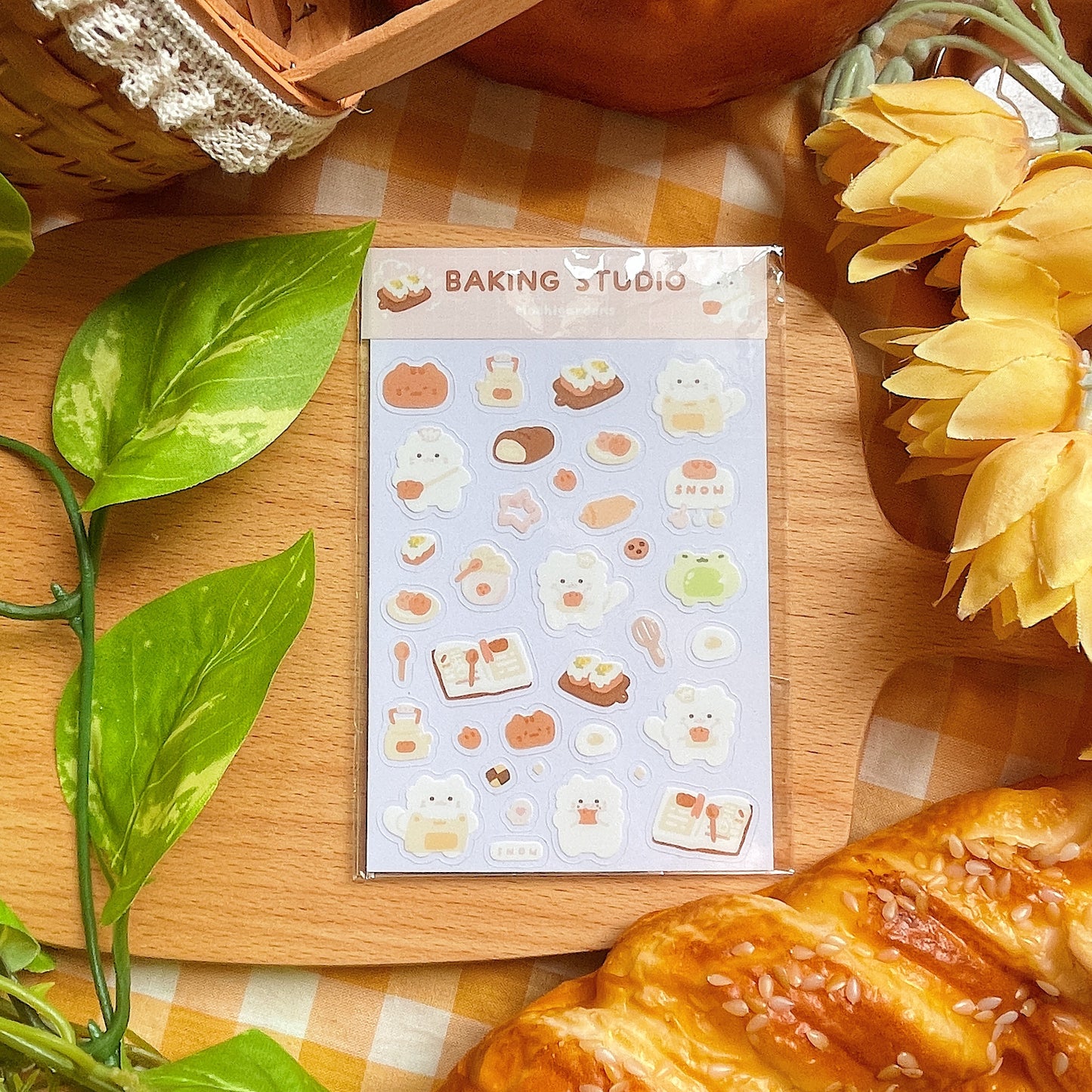 Baking Studio Transparent Sticker Sheet