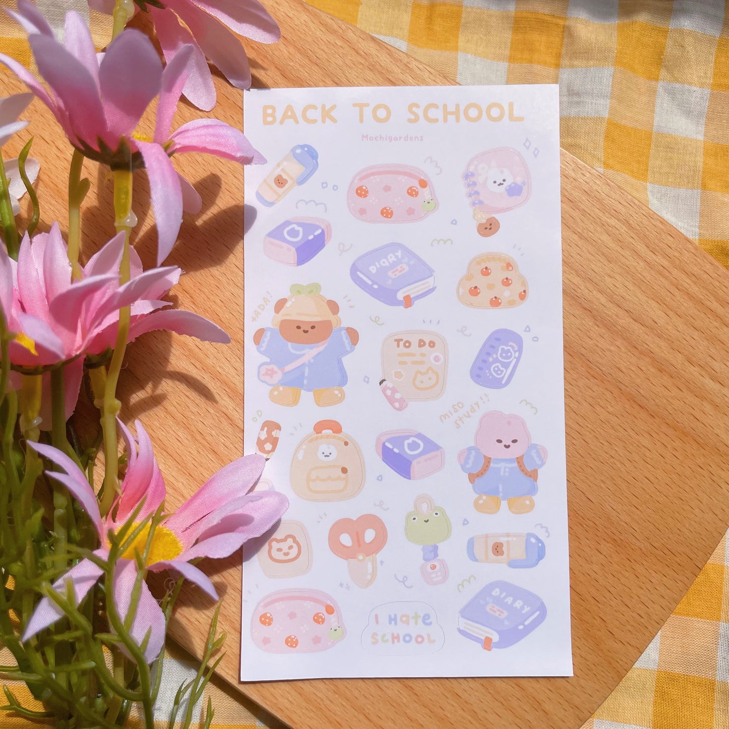 Back to School Sticker Sheet