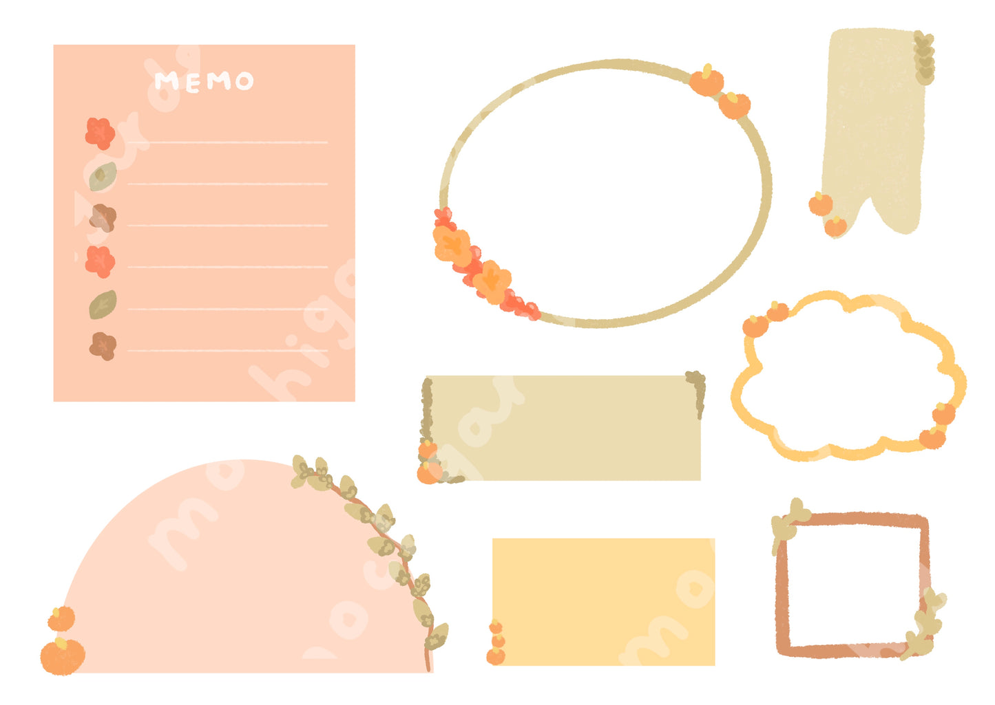 Autumn Bujo Digital Printable Bundle Mochigardens Store